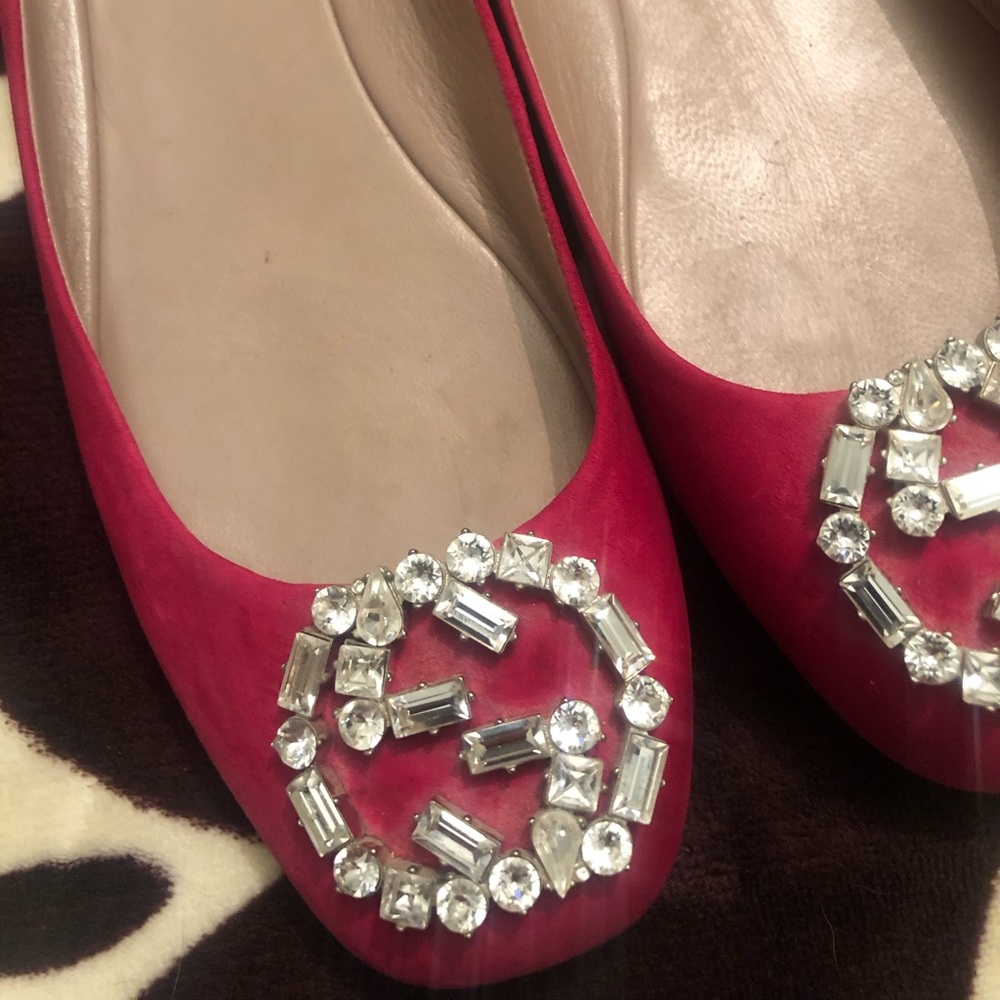Gucci GG Pink Sparkling Flat (RARE!) — US 8.5-9